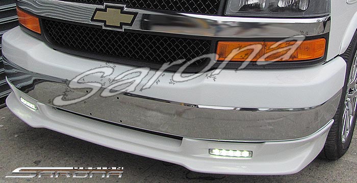 Custom GMC Savana Van  All Styles Front Lip/Splitter (2003 - 2024) - $450.00 (Part #GM-003-FA)